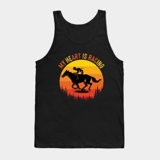 Vintage Kentucky Horse Racing Racetrack Tank Top